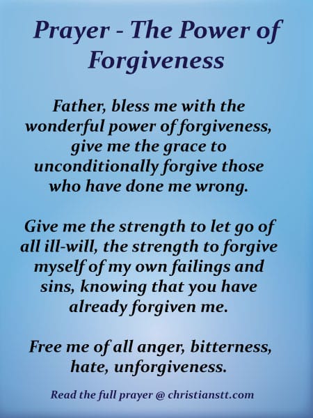 Prayer - The Power of Forgiveness