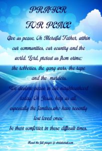Prayers For Peace, The Wonderful Peace Of God - ChristiansTT