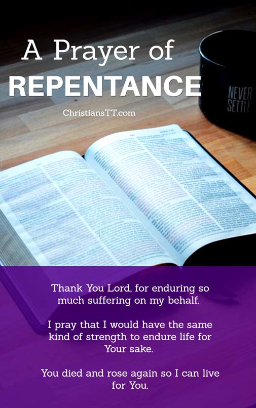 repentance prayer