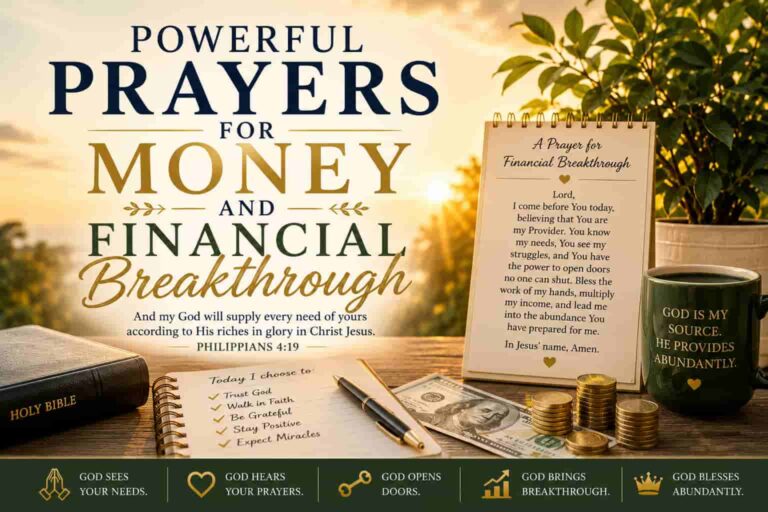 Powerful prayers for financial breakthrough