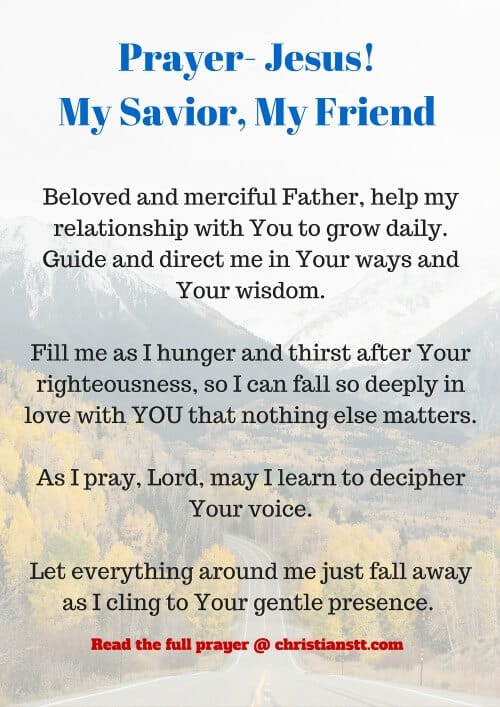 A Prayer for My Friend