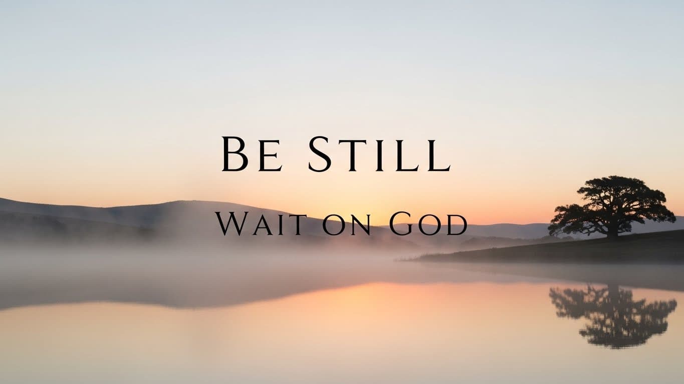 Be Still - Wait on God