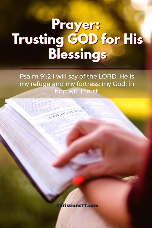 Prayer: Trusting GOD for His Blessings