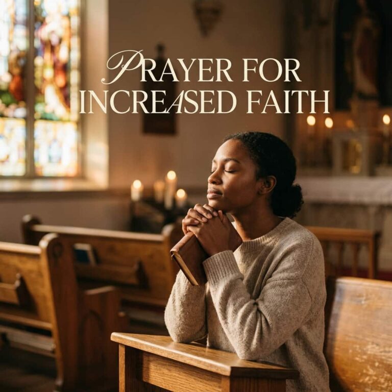 Warfare Prayer: Be Still - Wait on God - Prayer For Increased Faith