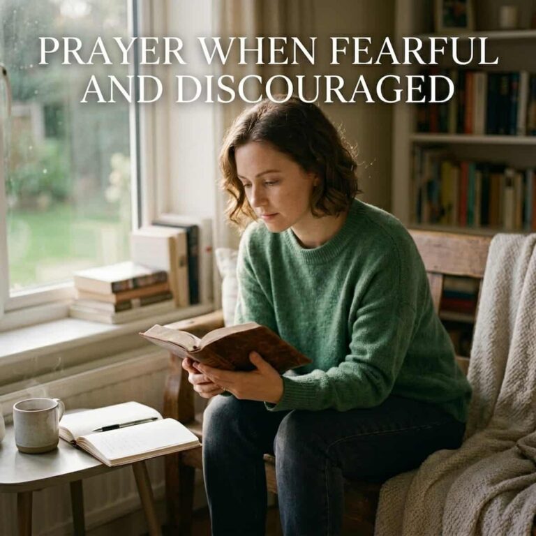 Prayer When Fearful And Discouraged