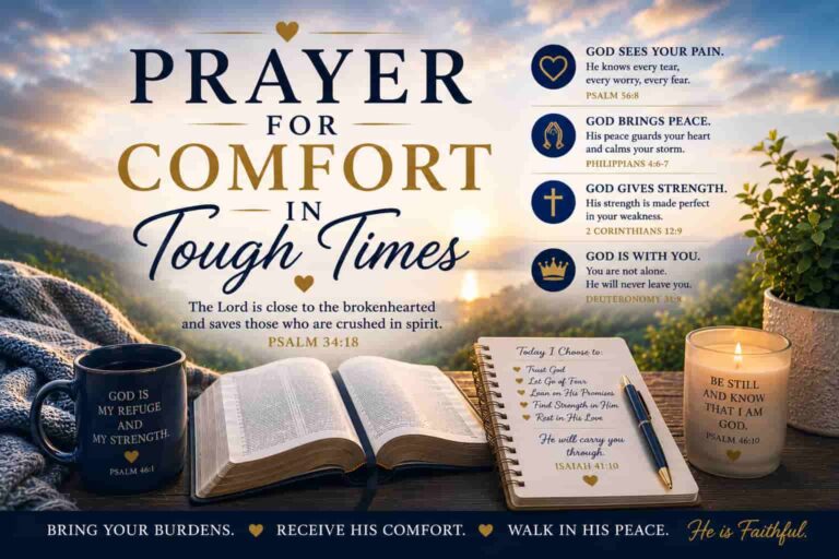 Prayer For Comfort In Tough Times