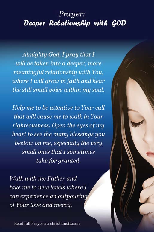 Prayer: Deeper Relationship with God