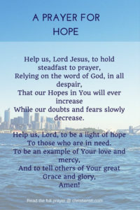 A PRAYER FOR HOPE