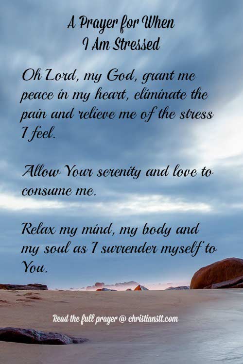A Prayer for When I Am Stressed 1
