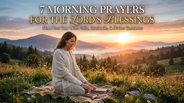 7 Morning Prayers For The Lord’s Blessings