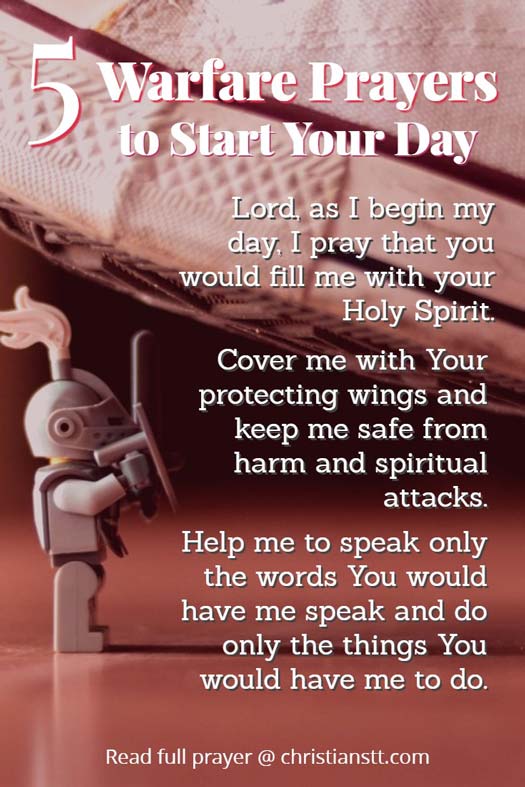 5 Powerful Spiritual Warfare Prayers To Start Your Day