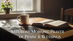 Saturday Morning Prayer of Praise & Blessings