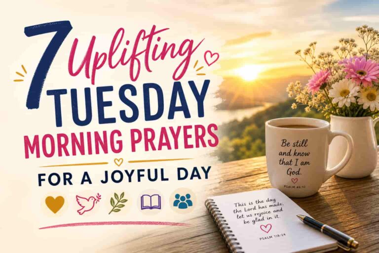 7 Uplifting Tuesday Morning Prayers For A Joyful Day