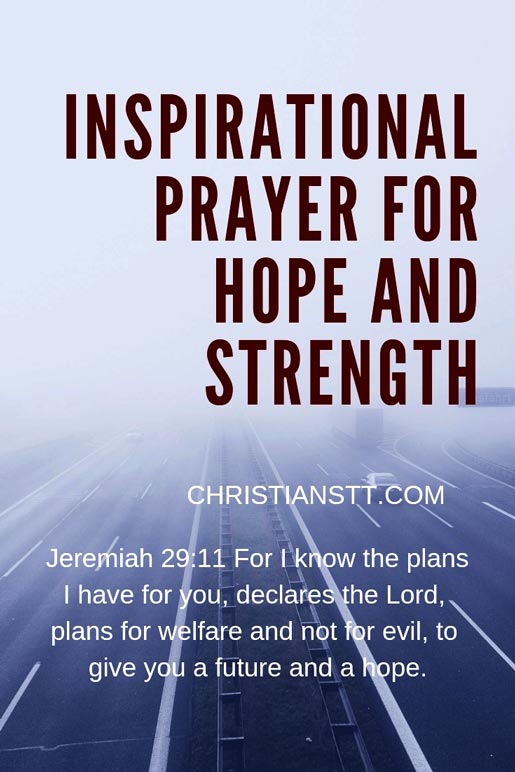 Inspirational Prayer for Hope and Strength