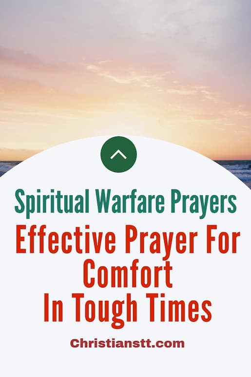 Effective Prayer For Comfort In Tough Times