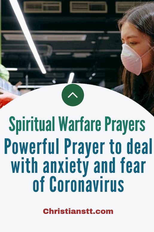 Powerful Prayer to deal with anxiety and fear of Coronavirus