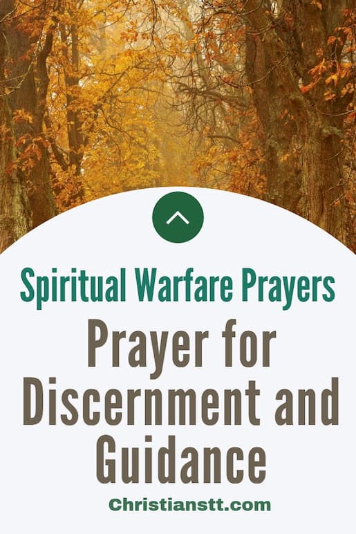 Prayer for Discernment and Guidance