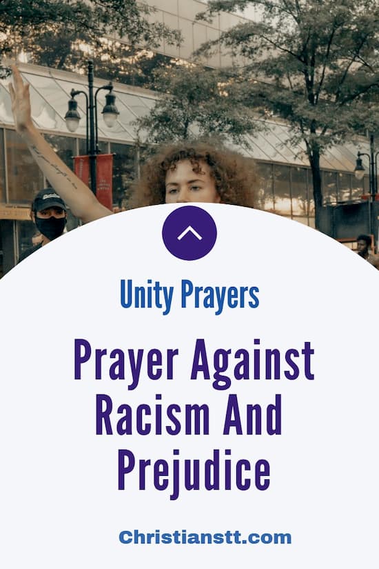 Prayer Against Racism And Prejudice