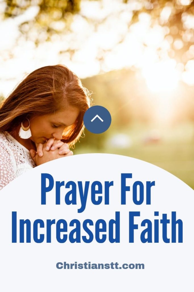 Prayer For Increased Faith