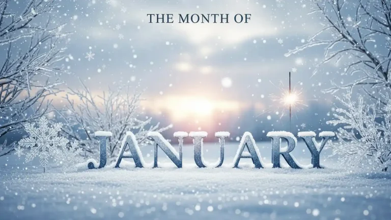 Prayer For The Month Of January