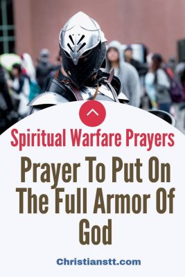 Prayer To Put On The Armor Of God - ChristiansTT