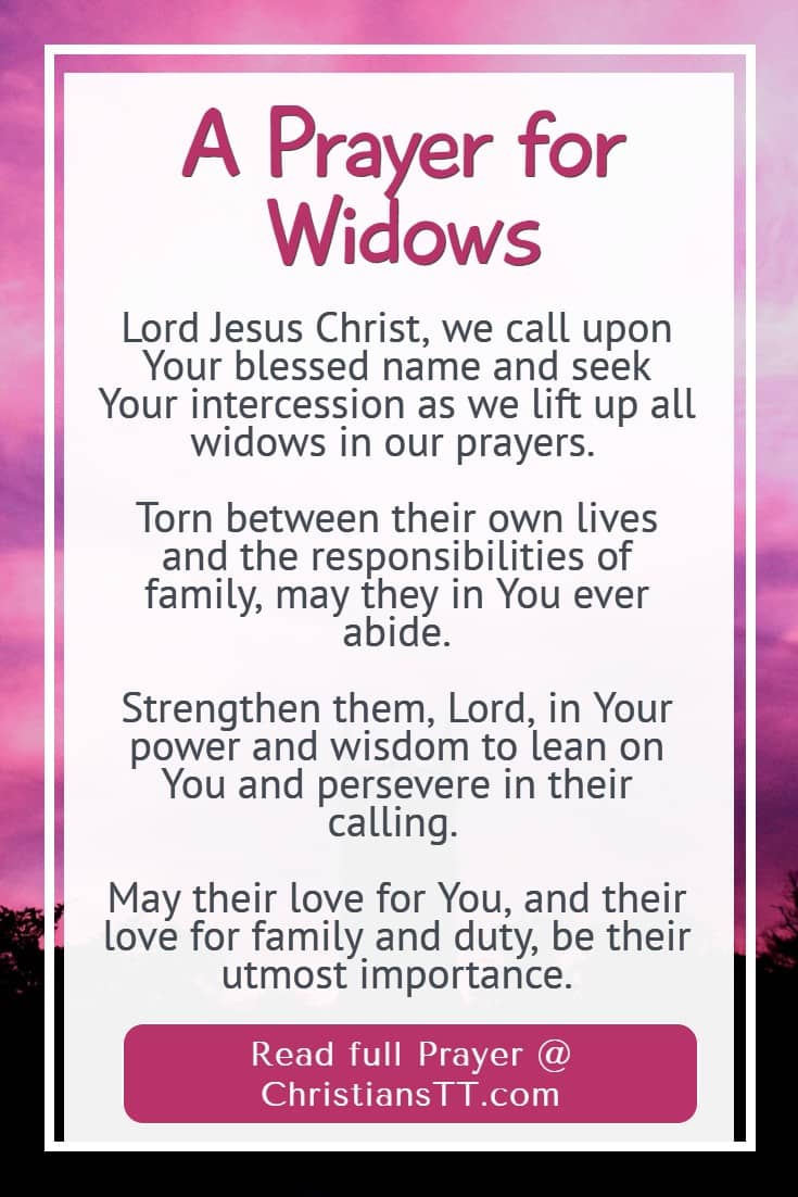 A Prayer for Widows