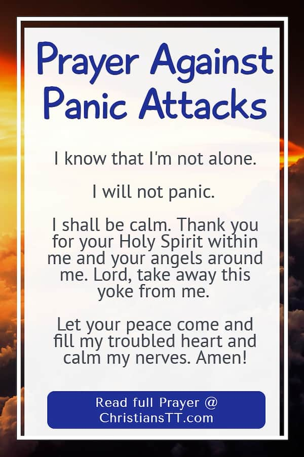 Powerful Prayer Against Panic Attacks - ChristiansTT