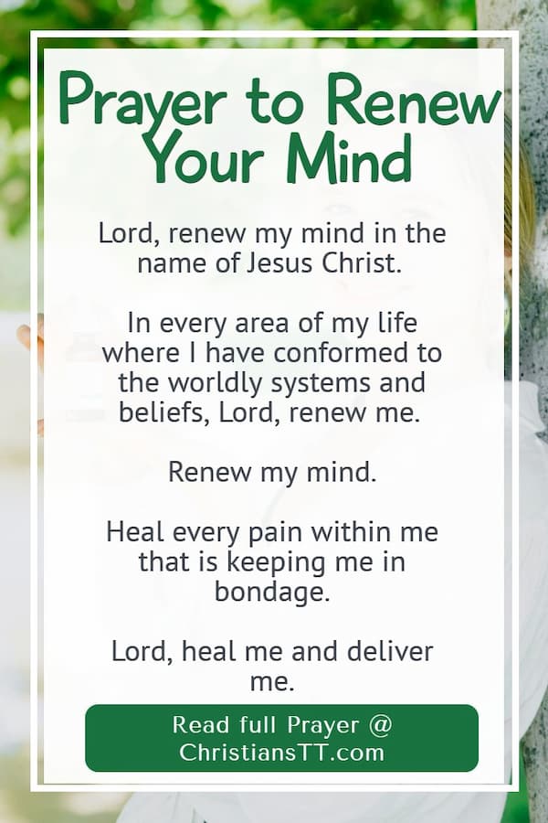 Prayer to Renew Your Mind