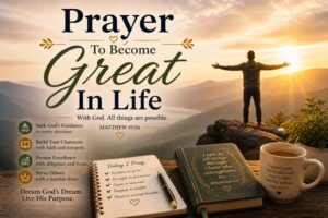 Prayer To Become Great In Life