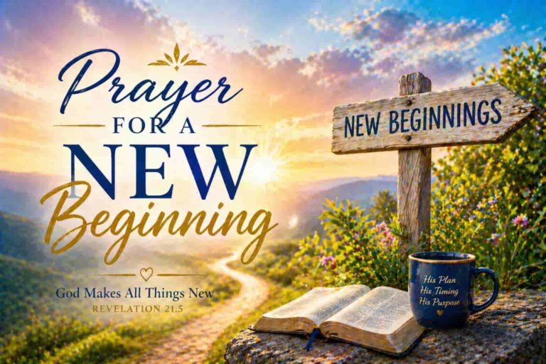 Prayer For A New Beginning