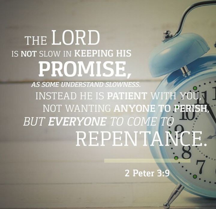 The Lord is not slow in keeping His promises