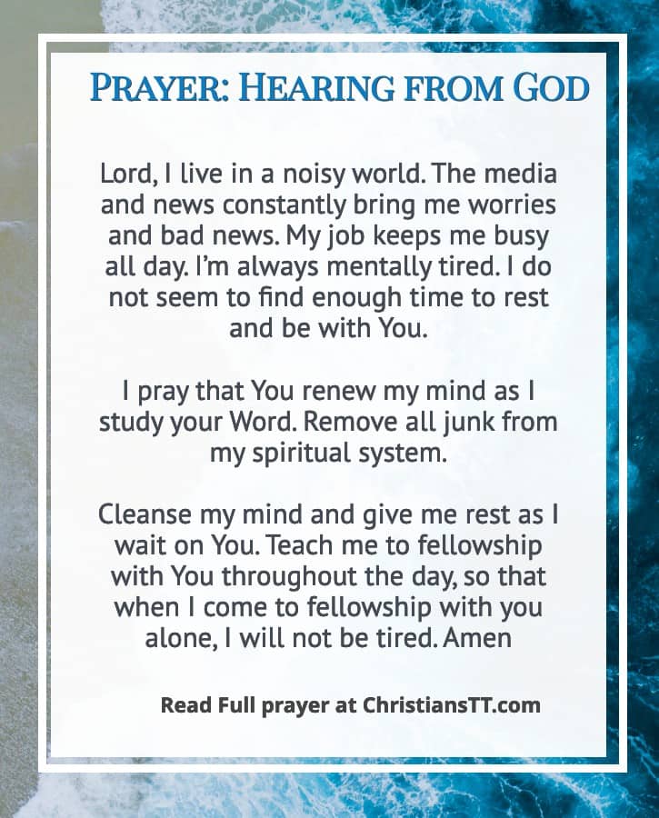 Prayer: Hearing from God