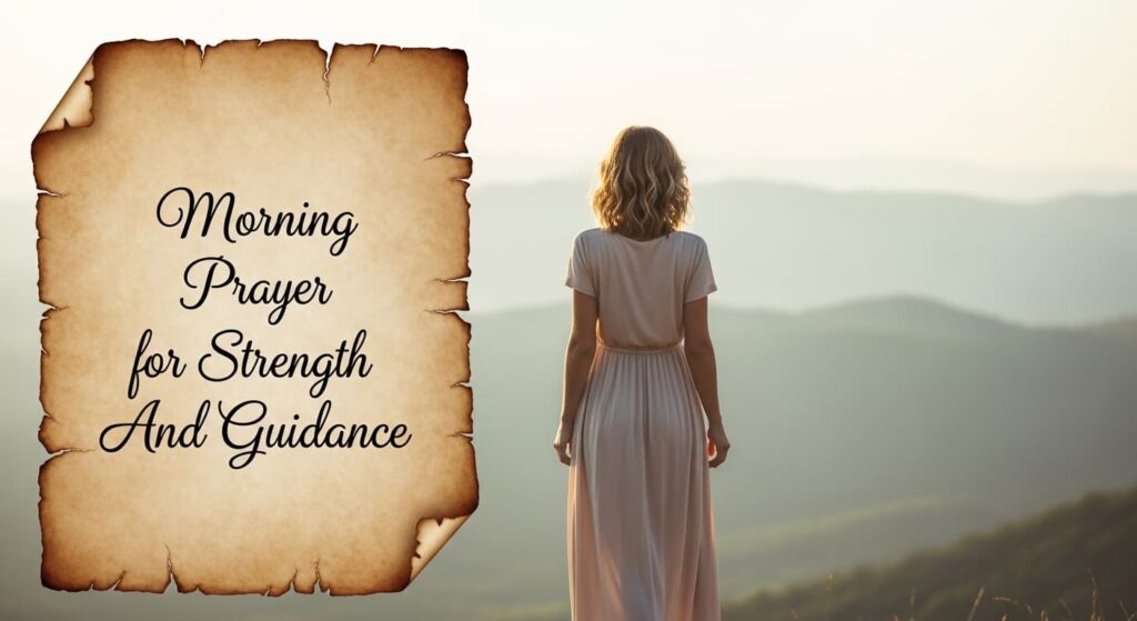 Morning Prayer For Strength And Guidance - ChristiansTT