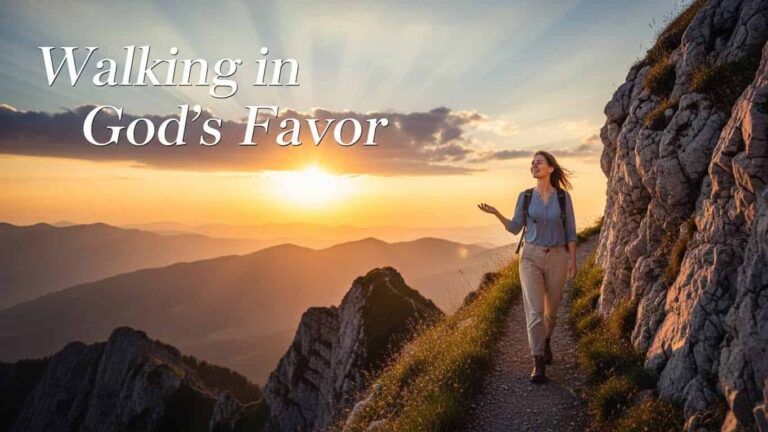 Daily Prayer For Today - Walking in God’s Favor