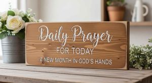 Daily Prayer For Today - A New Month in God’s Hands