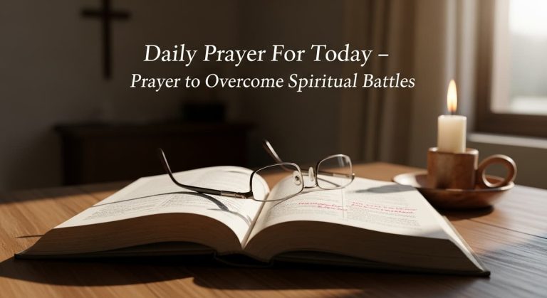 Daily Prayer For Today - Prayer to Overcome Spiritual Battles