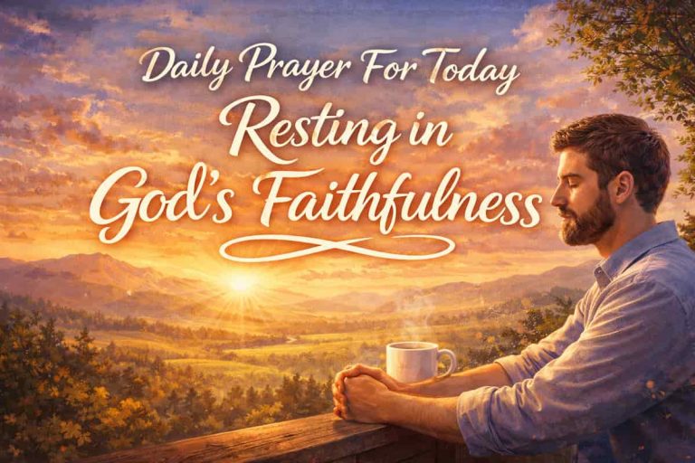 Daily Prayer For Today - Resting in God’s Faithfulness