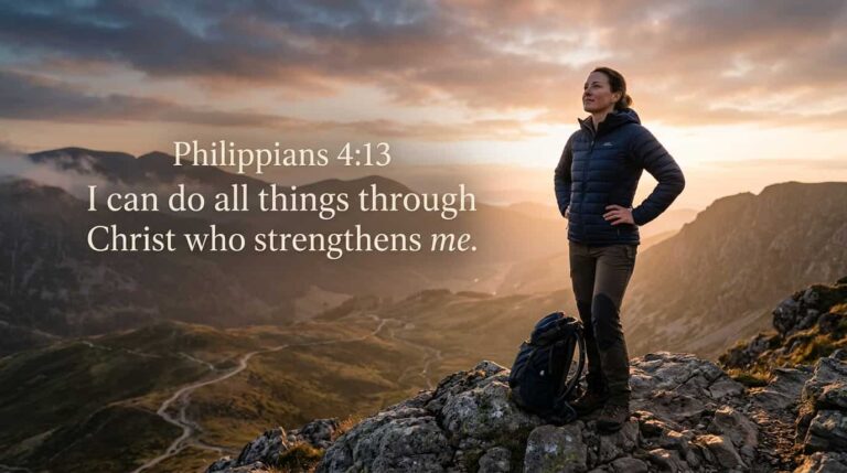 Philippians 4:13 I can do all things through Christ who strengthens me.