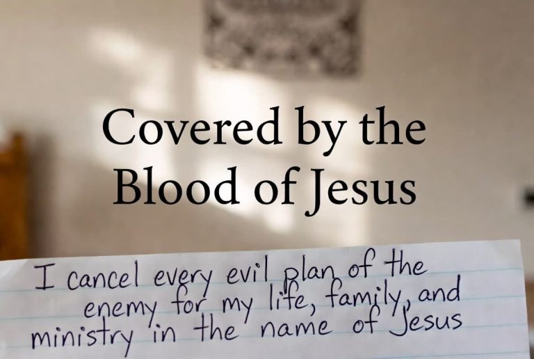 Daily Prayer For Today - Covered by the Blood of Jesus