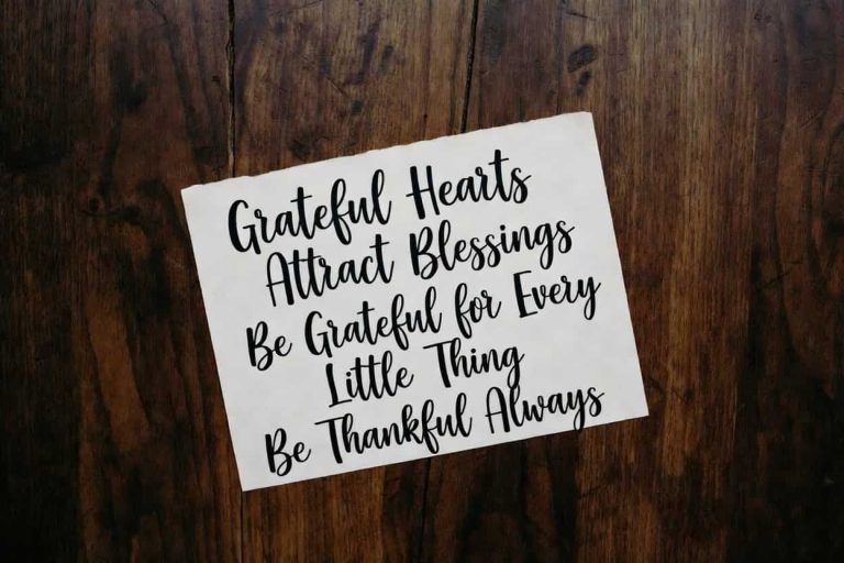 Daily Prayer For Today - Grateful Hearts Attract Blessings