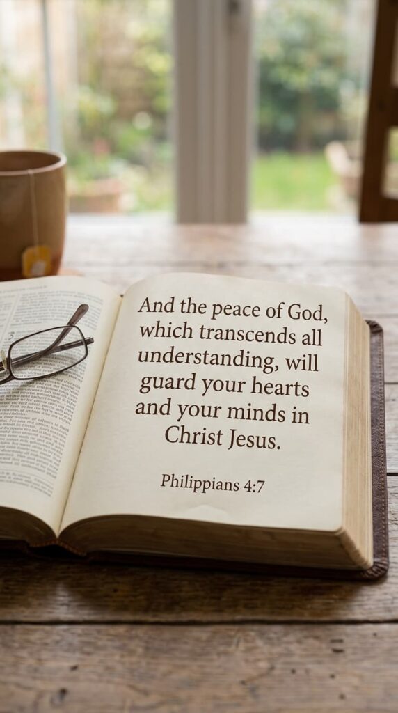 "And the peace of God, which transcends all understanding, will guard your hearts and your minds in Christ Jesus." - Philippians 4:7