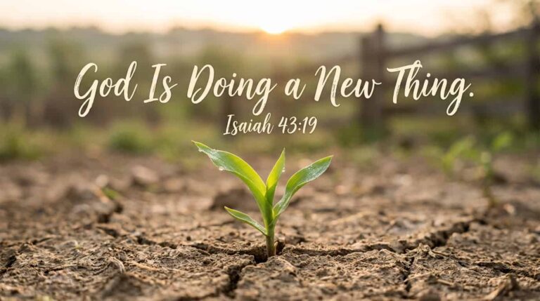 Daily Prayer For Today - God Is Doing a New Thing