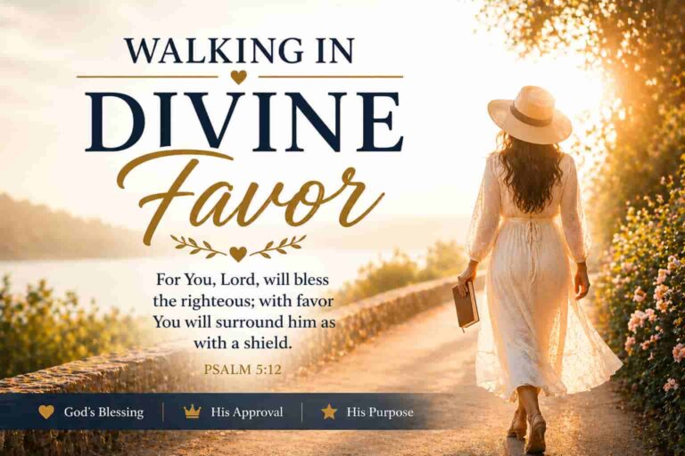 Daily Prayer For Today - Walking In Divine Favor