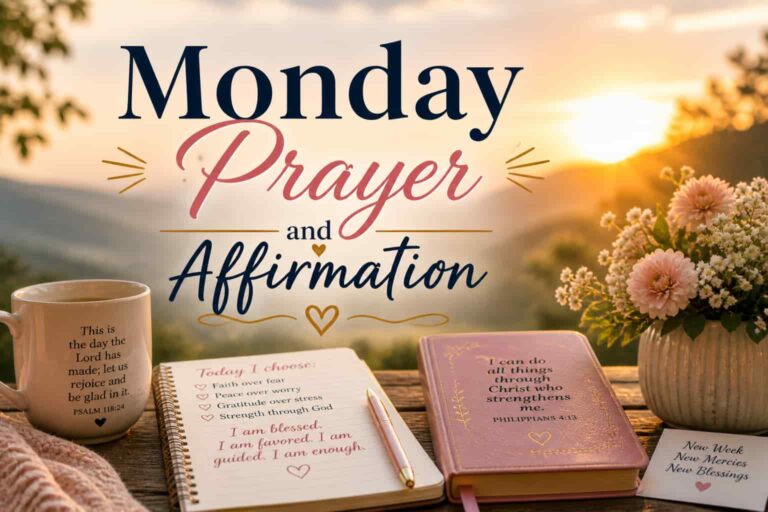 Monday Prayer and Affirmation