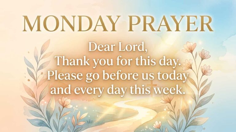 Monday Prayer