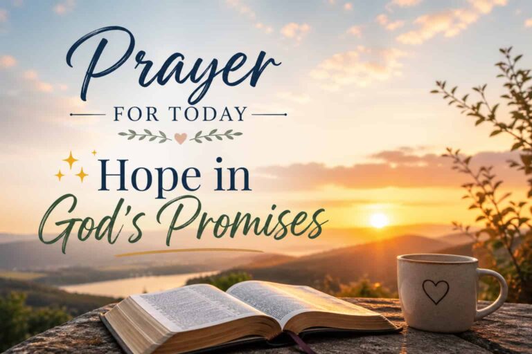 Prayer For Today - ✨ Hope in God’s Promises