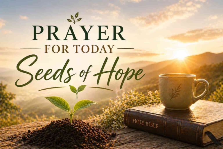 Prayer For Today - 🌱 Seeds of Hope