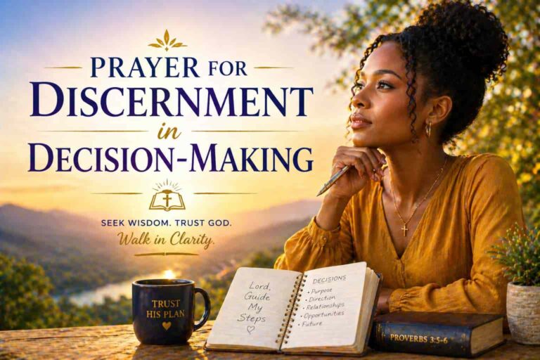 Prayer for Discernment in Decision-Making