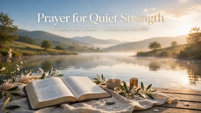 Prayer for Quiet Strength