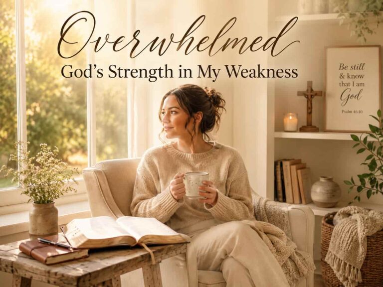 Daily Prayer Overwhelmed Gods Strength in My Weakness